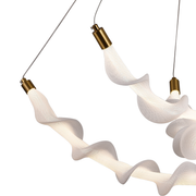 Lustra LED Suspendata Acril UNDA Crown, 28W, Lumina Calda/Neutra/Rece 3000/4000/6000K, Alb, Inaltime Reglabila, Metal si Acril Lustre Moderne Default Title Alessandro Design