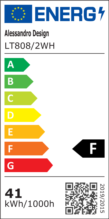 LED полилей с дистанционно ZOE 41W, 2 квадрата, Студена/Топла/Неутрална светлина, Димируем, Бял