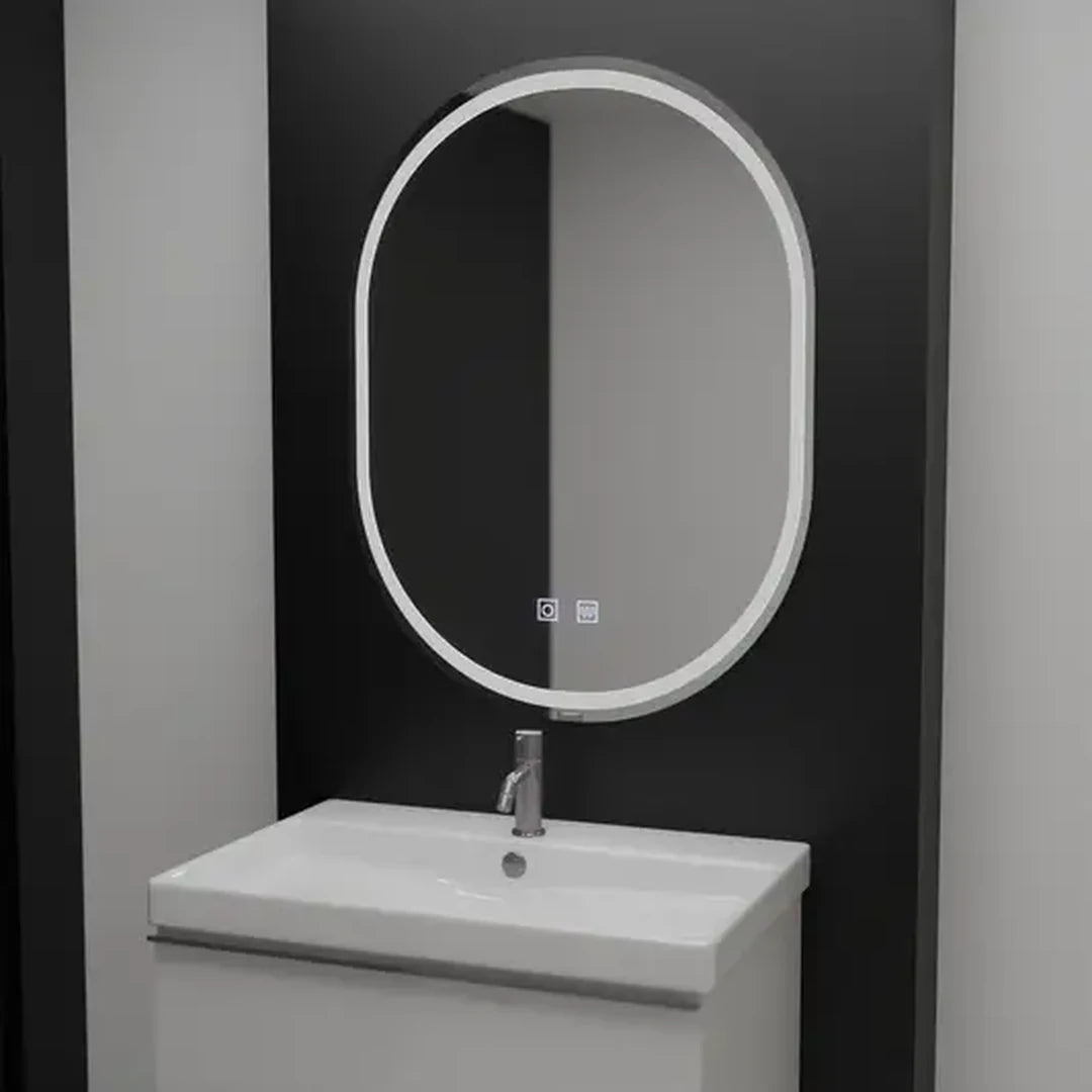 Овално LED огледало, 60x80cm, Velara Touch, Demister System, Dimmable Mirrors Korman E Заглавие по подразбиране Alessandro Design