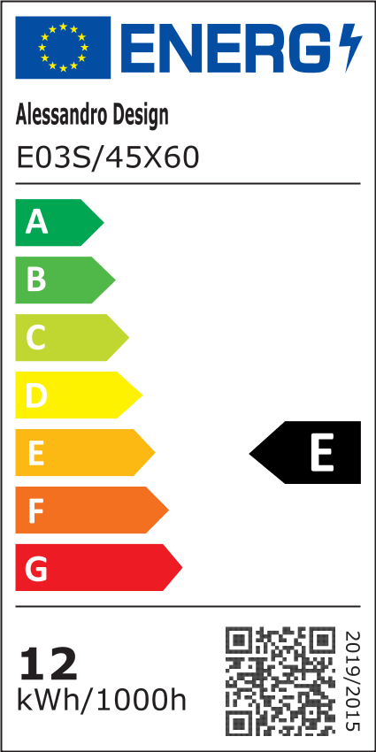 Правоъгълно LED огледало, 45x60 см, EDGE Touch, система против запотяване, черна рамка