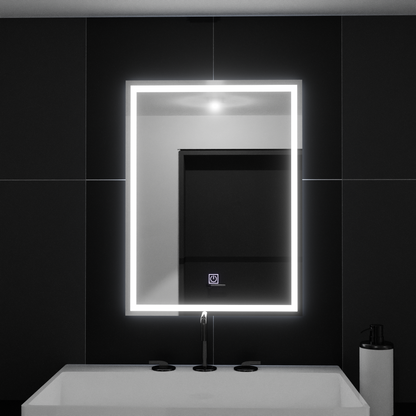 Правоъгълно LED огледало, 50x70 см, РАМКА Basic Touch Mirrors Korman C Default Title Alessandro Design