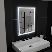 Правоъгълно LED огледало, 50x70 см, РАМКА Basic Touch Mirrors Korman C Default Title Alessandro Design