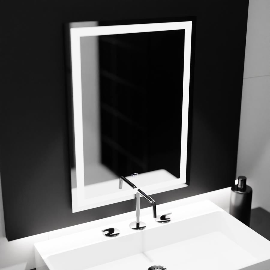 Правоъгълно LED огледало, 60x80см, РАМКА Basic Touch Mirrors Korman C Default Title Alessandro Design