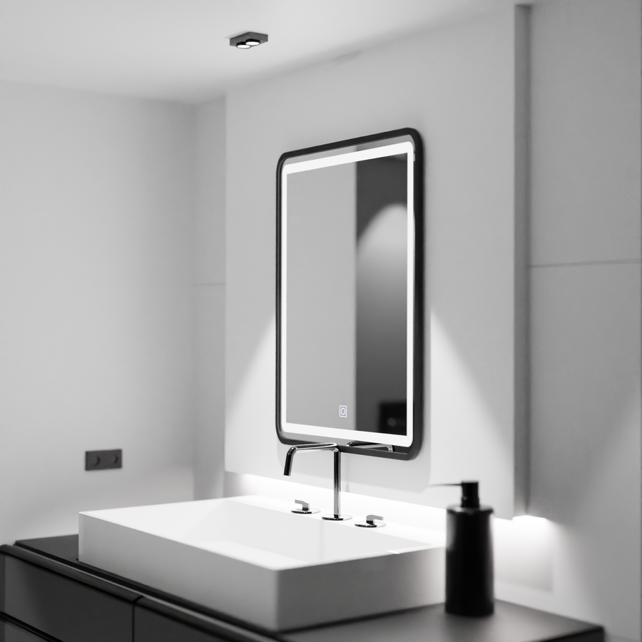 Правоъгълно LED огледало, 60x80cm, абажур Basic Touch Mirrors Korman C Заглавие по подразбиране Alessandro Design