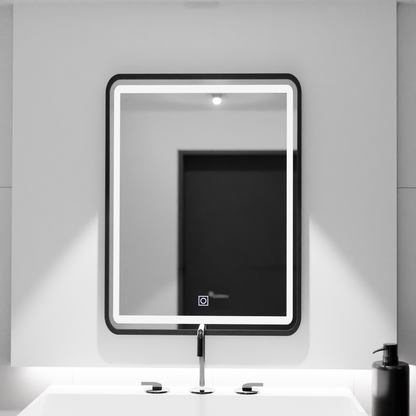 Правоъгълно LED огледало, 60x80cm, абажур Basic Touch Mirrors Korman C Заглавие по подразбиране Alessandro Design
