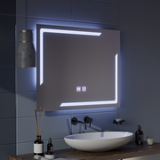 Правоъгълно LED огледало, 80x60cm, ECLISSA Touch, Demister System, Dimmable Mirrors Korman E Заглавие по подразбиране Alessandro Design