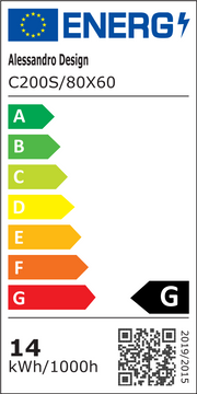 Правоъгълно LED огледало, 80х60см, РАМКА Basic Touch