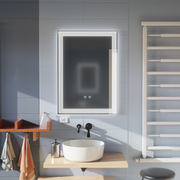 Правоъгълно LED огледало, Demister, 50x70cm, ADIS Basic Touch Mirrors Korman E Заглавие по подразбиране Alessandro Design