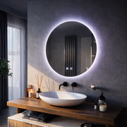 Oglinda LED Rotunda, 12W, 50cm, Isolda,Touch, Sistem Dezaburire, Lumina Rece 6000k Oglinzi Korman E Default Title Alessandro Design