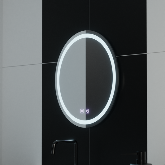 Кръгло LED огледало 50 см Lucea Touch Demister System Огледала Korman E Заглавие по подразбиране Alessandro Design