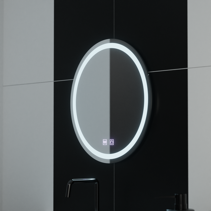 Кръгло LED огледало 50 см Lucea Touch Demister System Огледала Korman E Заглавие по подразбиране Alessandro Design