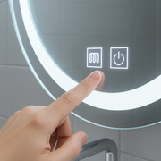 Овално LED огледало, 45x65 см, Velara Touch, система против запотяване, димируеми огледала Korman E Заглавие по подразбиране Alessandro Design