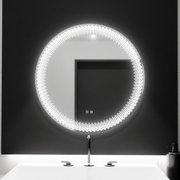 LED кръгло огледало 60 см, Stellaire Touch, система против запотяване, димируеми огледала Korman E Заглавие по подразбиране Alessandro Design