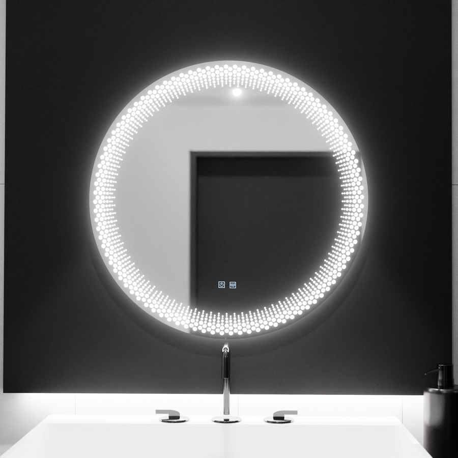 LED кръгло огледало 60 см, Stellaire Touch, система против запотяване, димируеми огледала Korman E Заглавие по подразбиране Alessandro Design