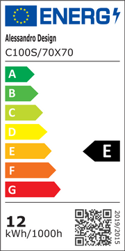 Кръгло LED огледало, 70см, Basic Touch