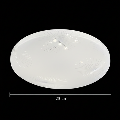 Plafonieră LED Raza 23 cm, 22W, 3000K / 4000K / 6000K, Alb, Metal si Acril Plafoniere LED Default Title Alessandro Design