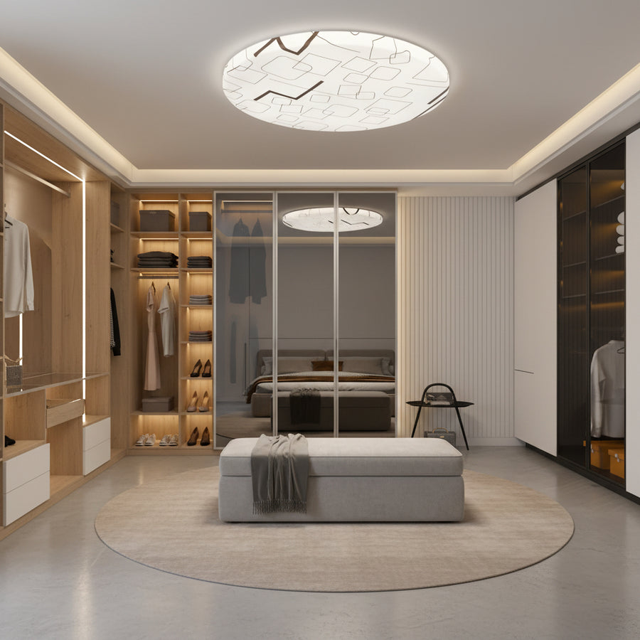 Plafonieră LED 23 cm, 22W, 3000K / 4000K / 6000K, Alb, Metal si Acril Plafoniere LED Default Title Alessandro Design