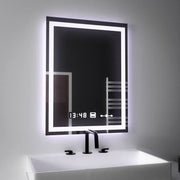 Правоъгълно LED огледало, 45x60 см, Verite MotionGlow Marcello, система за обезпотяване, часовник и термометър, димируеми огледала Marcello Заглавие по подразбиране Alessandro Design