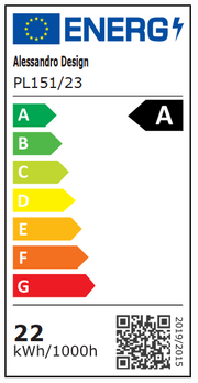 LED плафон с цветя 23 cm, 22W, 3000K / 4000K / 6000K, бял, метален и акрилен LED плафониери Default Title Alessandro Design