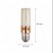 E27 LED крушка, 16W, Cool Light, 6000K, злато
