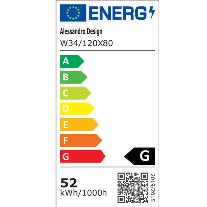 Правоъгълно LED огледало, 120x80 см, ABSOLU MotionGlow Marcello, система за обезпотяване, часовник и термометър, козметична лупа, димируеми огледала Marcello Заглавие по подразбиране Alessandro Design