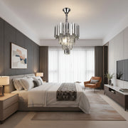 Кристален полилей BLOIS Nobile 5xE14, диаметър 40 см, хром, регулируема височина Кристални полилеи Заглавие по подразбиране Alessandro Design