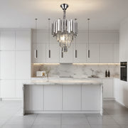 Кристален полилей BLOIS Nobile 5xE14, диаметър 40 см, хром, регулируема височина Кристални полилеи Заглавие по подразбиране Alessandro Design