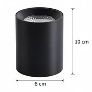 LED проектор TINNIE, фиксиран, 8W, неутрална светлина 4000K, черен