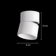 LED проектор TINNIE, въртящ се, 9W, неутрална светлина 4000K, бял