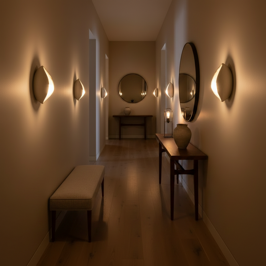 Aplica Decorativa CONCHA, 30x35cm, 1xE27, Polistiren, Alb