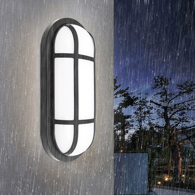 Външна LED лампа AX321/162BK, 12W, IP65, бяло и черно