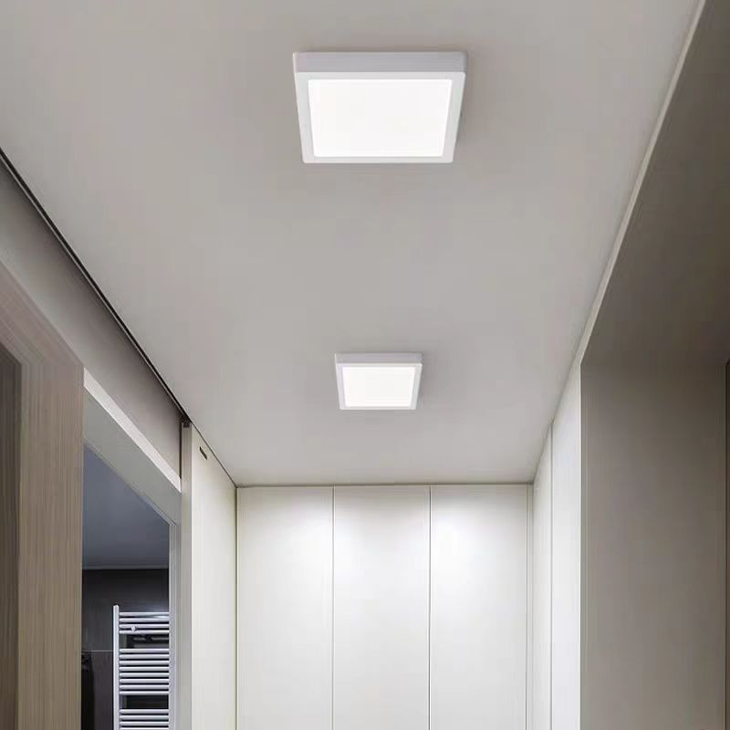 Квадратна LED таванна лампа, 36W, 22x22cm, студена светлина, 6000K, бяла LED таванна лампа Заглавие по подразбиране Alessandro Design
