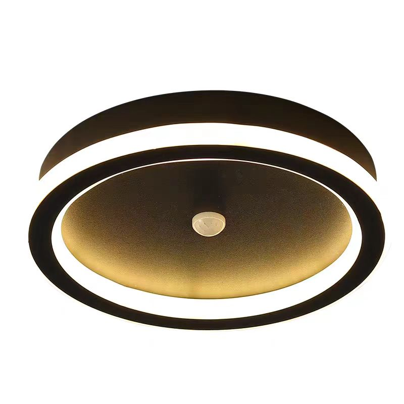 Lustra LED cu Senzor Miscare PS500BK, 28W, lumina Rece/Calda/Neutra, Negru Lustre LED Default Title Alessandro Design