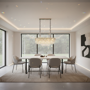 Candelabru Cristal LUCENT Regalis 28xE14, 85x35 cm, Auriu, Inaltime Reglabila, Metal si Cristal Candelabre Cristal Default Title Alessandro Design