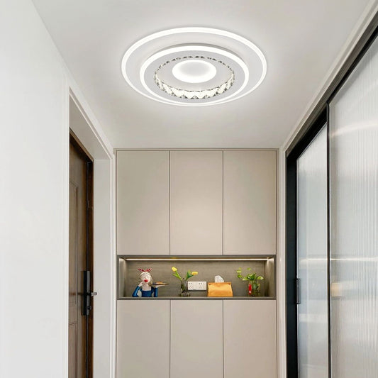 LED полилей DOLIANA 70W, диаметър 50 см, студена/топла/неутрална светлина, бели LED полилеи Заглавие по подразбиране Alessandro Design