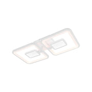 LED полилей с дистанционно управление FELIX 28W, 2 квадрата, студена/топла/неутрална светлина, димируем, бял LED полилей с дистанционно управление Default Title Alessandro Design