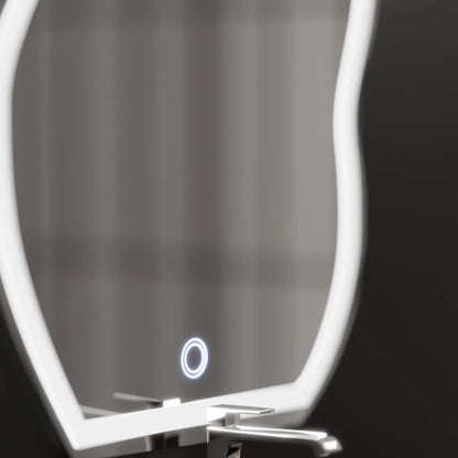 Органично LED огледало 50x70 см, сензорна форма, система против запотяване, димируеми огледала Korman E Заглавие по подразбиране Alessandro Design