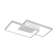 LED полилей с дистанционно управление LANDYN 37W, 2 квадрата, студена/топла/неутрална светлина, димируем, бял LED полилей с дистанционно управление Default Title Alessandro Design