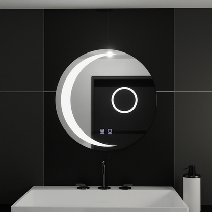 LED кръгло огледало, 80 см, Orbis Touch, система против запотяване, димиране, E31S/80X80 огледала Korman E Заглавие по подразбиране Alessandro Design
