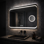 Правоъгълно LED огледало, 80x60cm, Stella Touch, система против запотяване Огледала Korman E Заглавие по подразбиране Alessandro Design