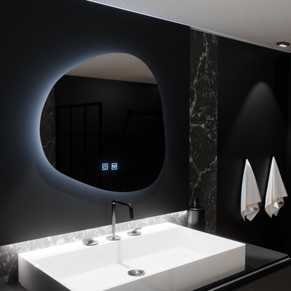 Органично LED огледало 60x60 см, Duna Touch, система против запотяване, димируеми огледала Korman E Заглавие по подразбиране Alessandro Design