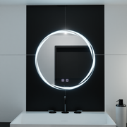 LED кръгло огледало 60 см, Spirallus Touch, система против мъгла, затъмняващи огледала Korman E Заглавие по подразбиране Alessandro Design