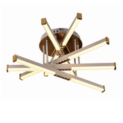 Lustra LED cu Telecomanda LT182/5WH, 68W, 5 Elemente, Lumina Rece/Clada/Neutra, Dimabila, Alb Lustre LED cu Telecomanda Default Title Alessandro Design