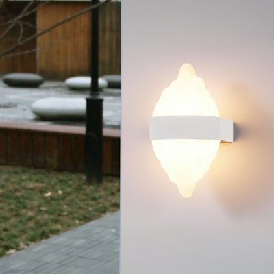 Външен LED аплик ICEBERG 10W Метален IP65 Бял