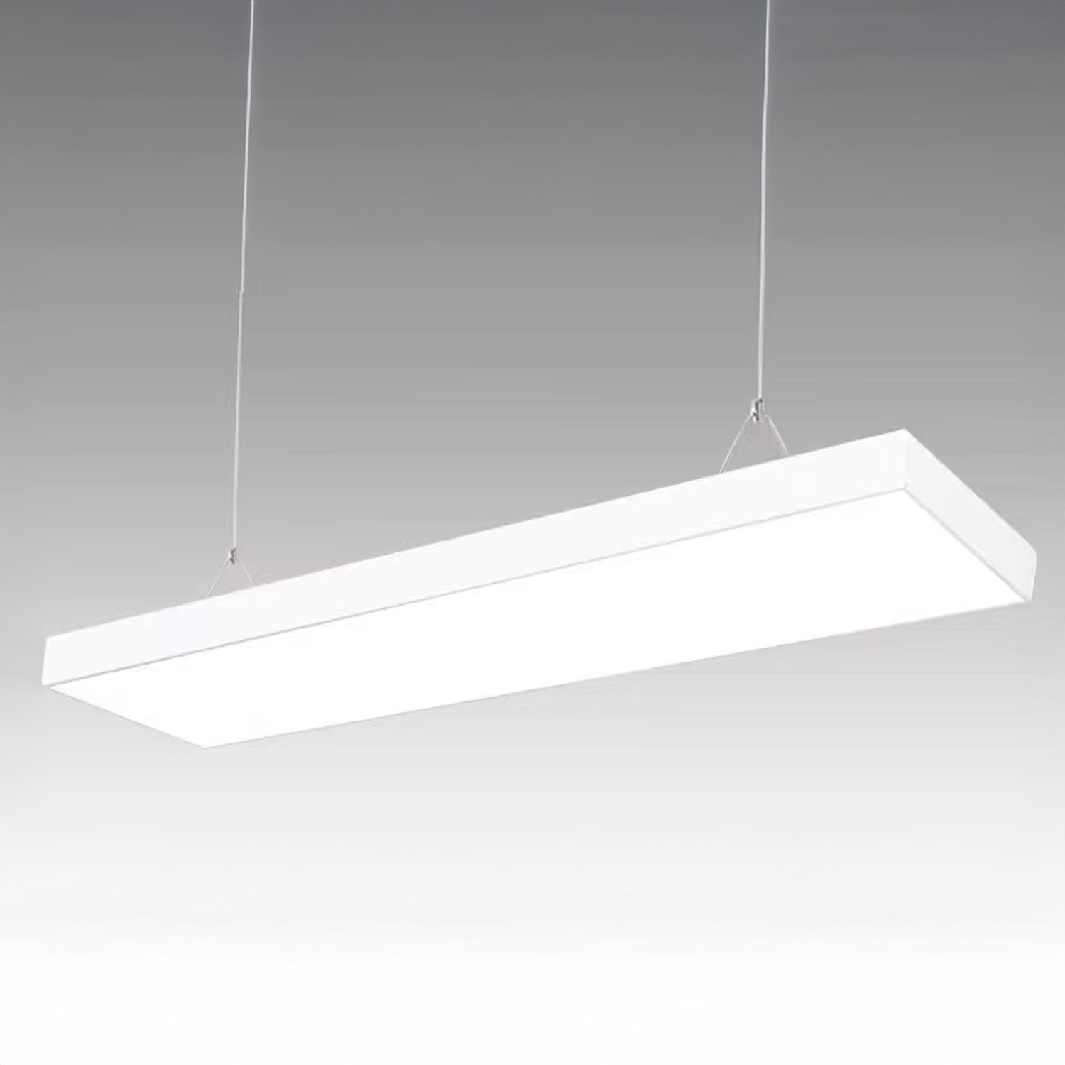 Висящ LED полилей DARIN, 120 см, 23 W, регулируема височина, студена светлина, бял Модерни полилеи Заглавие по подразбиране Alessandro Design