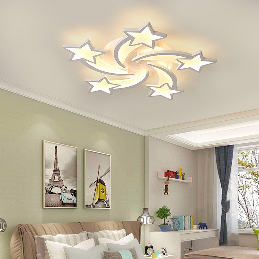 LED полилей с дистанционно управление IPOMOEA 85W, 5 звезди, студена/топла/неутрална светлина, димируем, бял LED полилей с дистанционно управление Заглавие по подразбиране Alessandro Design
