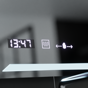 Правоъгълно LED огледало, 80x60cm, Rayonnement MotionGlow Marcello, Demister System, Clock & Thermometer, Dimable Mirrors Marcello Заглавие по подразбиране Alessandro Design