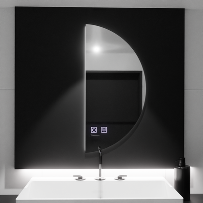 Semiluna LED огледало 50x100cm, Arcuate Touch, Demister System, Dimmable Mirrors Korman E Заглавие по подразбиране Alessandro Design