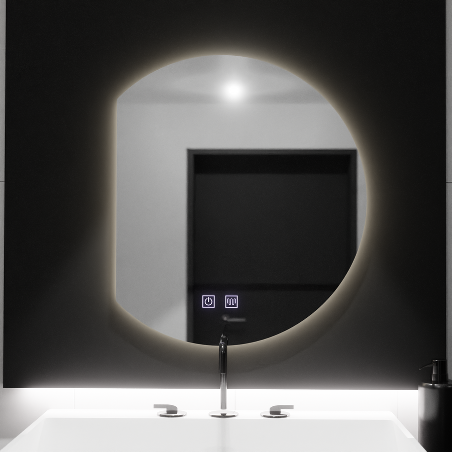 Semiluna LED Mirror 54x60, Arcana Touch, Demister System, Dimable Mirrors Korman E Заглавие по подразбиране Alessandro Design