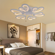 LED полилей с дистанционно управление BLOSSOM 78W, 6 венчелистчета, диаметър 60 см, студена/топла/неутрална светлина, димиране, бял LED полилей с дистанционно управление Default Title Alessandro Design